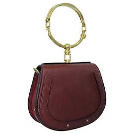 Chloé-Nile Bracelet Bag-Red,Dark red