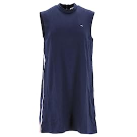 Tommy Hilfiger-Tommy Hilfiger Womens Logo Tape A Line Dress in Navy Blue Polyester-Navy blue
