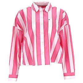 Tommy Hilfiger Camisa corta a rayas para mujer Multicolor