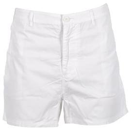 Tommy Hilfiger-Shorts de algodão justos essenciais para mulheres-Branco