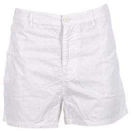 Tommy Hilfiger Taillierte Essential-Baumwollshorts für Damen Weiß