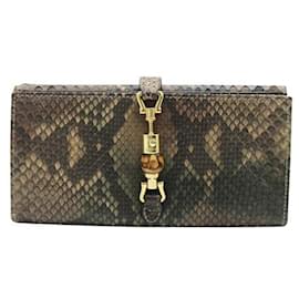 Gucci-Long Python Wallet with Bamboo-Other