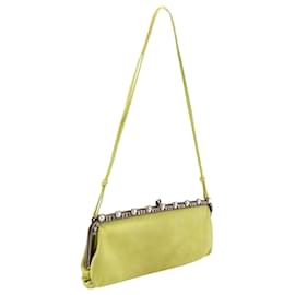 Miu Miu-Yellow suede bag-Yellow