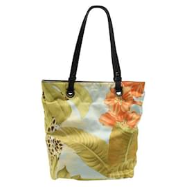 Salvatore Ferragamo-Petit sac cabas en satin de soie à imprimé jungle-Multicolore,Autre