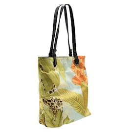 Salvatore Ferragamo-Small Satin Silk Jungle Print Tote Bag-Multiple colors,Other