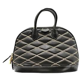 Louis Vuitton-Malletage Alma PM Bag-Black