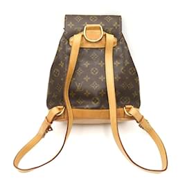 Louis Vuitton-Sac à dos en toile Louis Vuitton Monogram Montsouris MM en bon état-Autre