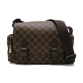 Louis Vuitton-Louis Vuitton Damier Ebene Reporter Melville Sac à bandoulière en toile N51126 en bon état-Autre