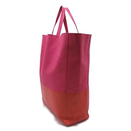 Autre Marque-Horizontal Cabas Leather Tote 165553EBT-Other