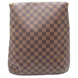 Louis Vuitton-Louis Vuitton Damier Ebene Musette Sac à bandoulière en toile N51302 en bon état-Autre