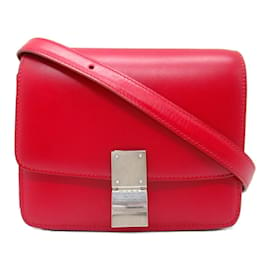 Céline-Small Leather Classic Box Shoulder Bag-Other