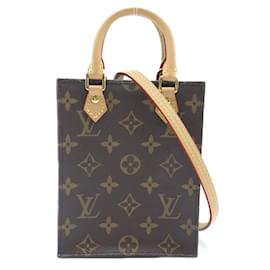 Louis Vuitton-Louis Vuitton Monogram Petit Sac Plat Canvas Tote Bag M69442 In excellent condition-Autre