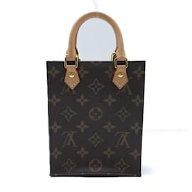 Louis Vuitton-Louis Vuitton Monogram Petit Sac Plat Canvas Tote Bag M69442 In excellent condition-Autre