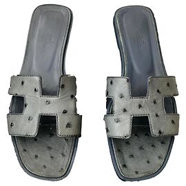 Hermès sandali Grigio