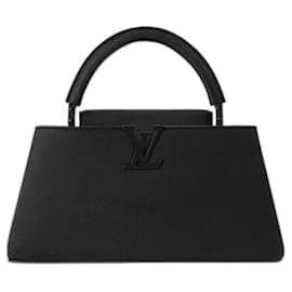 Louis Vuitton-LV Capucines East-West MM-Black