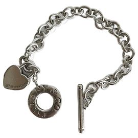 Tiffany & Co Pulseira de prata da Tiffany and Co com cadeado Prata
