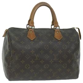 Louis Vuitton-Louis Vuitton Monogram Speedy 30 Hand Bag M41526 LV Auth 65684-Monogram
