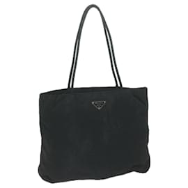 Prada-PRADA Tote Bag Nylon Black Auth 65965-Black