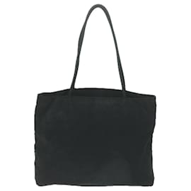 Prada-PRADA Tote Bag Nylon Black Auth 65965-Black