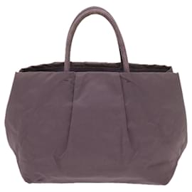 Prada-PRADA Bolso Tote Nylon Púrpura Auth ac2733-Púrpura