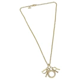 Christian Dior-Christian Dior Necklace metal Gold Auth am5730-Golden