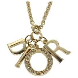 Christian Dior-Christian Dior Necklace metal Gold Auth am5730-Golden