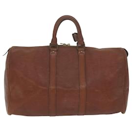 Louis Vuitton-Louis Vuitton Epi Keepall 45 Boston Tasche Kenia Braun M42978 LV Auth yk10403-Andere