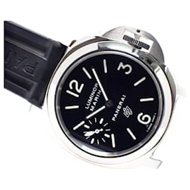 Panerai-PANERAI Luminor Marina logo PAM00005 N series Genuine goods Mens-Silvery