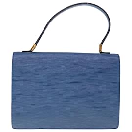 Louis Vuitton-Bolsa de mão LOUIS VUITTON Epi Concorde azul M52135 Autenticação de LV 65645-Azul