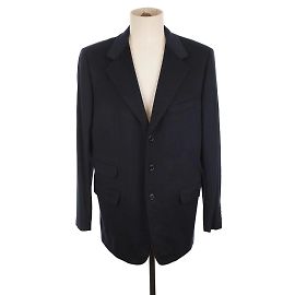 Hermès Kaschmirblazer Blau