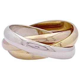 Cartier-Cartier ring, "Trinity", three golds.-Other