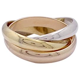 Cartier-Cartier ring, "Trinity", three golds.-Other