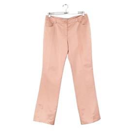 Dior-Pantaloni dritti rosa-Rosa