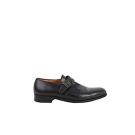JM Weston-Leather loafers-Black