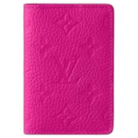 Louis Vuitton-Porta carte di credito LV fucsia nuovo-Pink