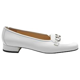 Salvatore Ferragamo-Mocasines-Blanco