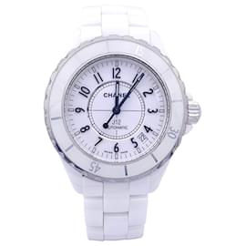 Chanel-CHANEL WATCH, "J12" white ceramic.-Other