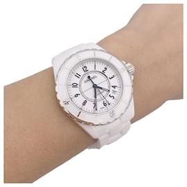 Chanel-CHANEL WATCH, "J12" white ceramic.-Other