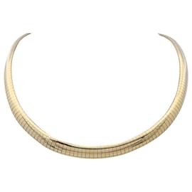 inconnue-Vintage omega yellow gold necklace.-Other