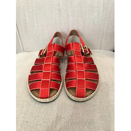 Marni-MARNI Sandali T.Unione Europea 38 stoffa-Rosso