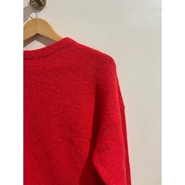 Isabel Marant Etoile-ISABEL MARANT ETOILE Punto Camiseta.Lana XS Internacional-Roja