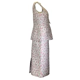 Autre Marque-Conjunto de dos piezas de top y falda de jacquard multicolor lila de Altuzarra-Púrpura
