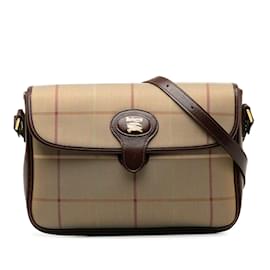 Burberry-Taupe Burberry Vintage Check Crossbody-Other