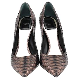 Dior-negro/Zapatos de tacón con punta en punta Cherie marrones-Negro