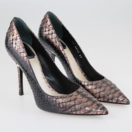 Dior-negro/Zapatos de tacón con punta en punta Cherie marrones-Negro