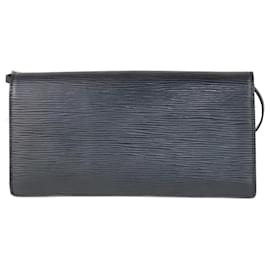 Louis Vuitton-Louis Vuitton Black Honfleur Clutch Bag-Black