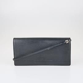 Louis Vuitton-Schwarze Honfleur-Clutch von Louis Vuitton-Schwarz