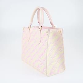 Louis Vuitton-Rosa und gelbe Monogramm-Empreinte Summer Stardust OnTheGo PM-Tasche von Louis Vuitton-Pink