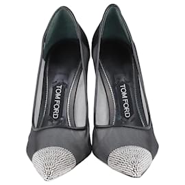 Tom Ford-Zapatos de tacón negros Illusion de Tom Ford-Negro