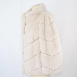 Autre Marque-Yves Salomon Off White Jacket-White